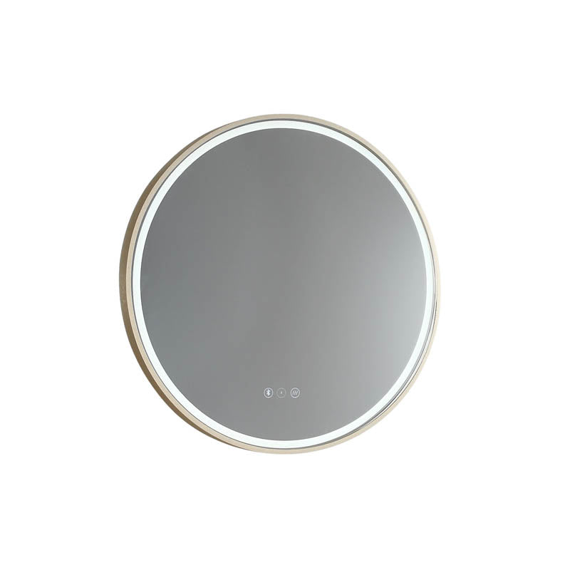 Sphere LED Mirror - Baltic Brass