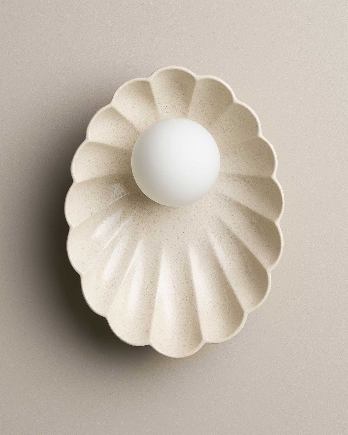 Oyster Wall Sconce by Robert Gordon