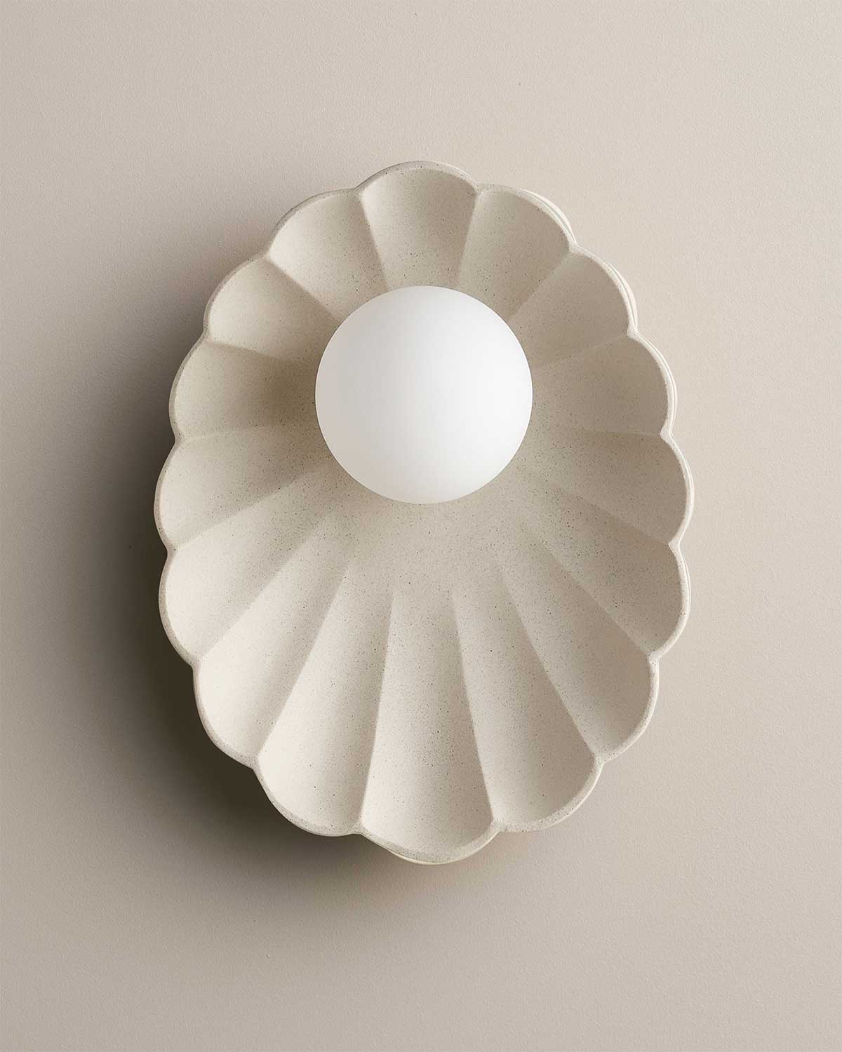 Oyster Wall Sconce by Robert Gordon
