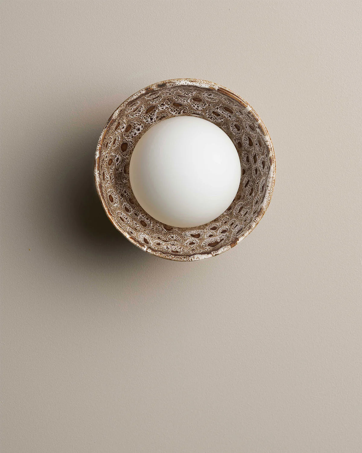 Bowl Wall Sconce by Robert Gordon