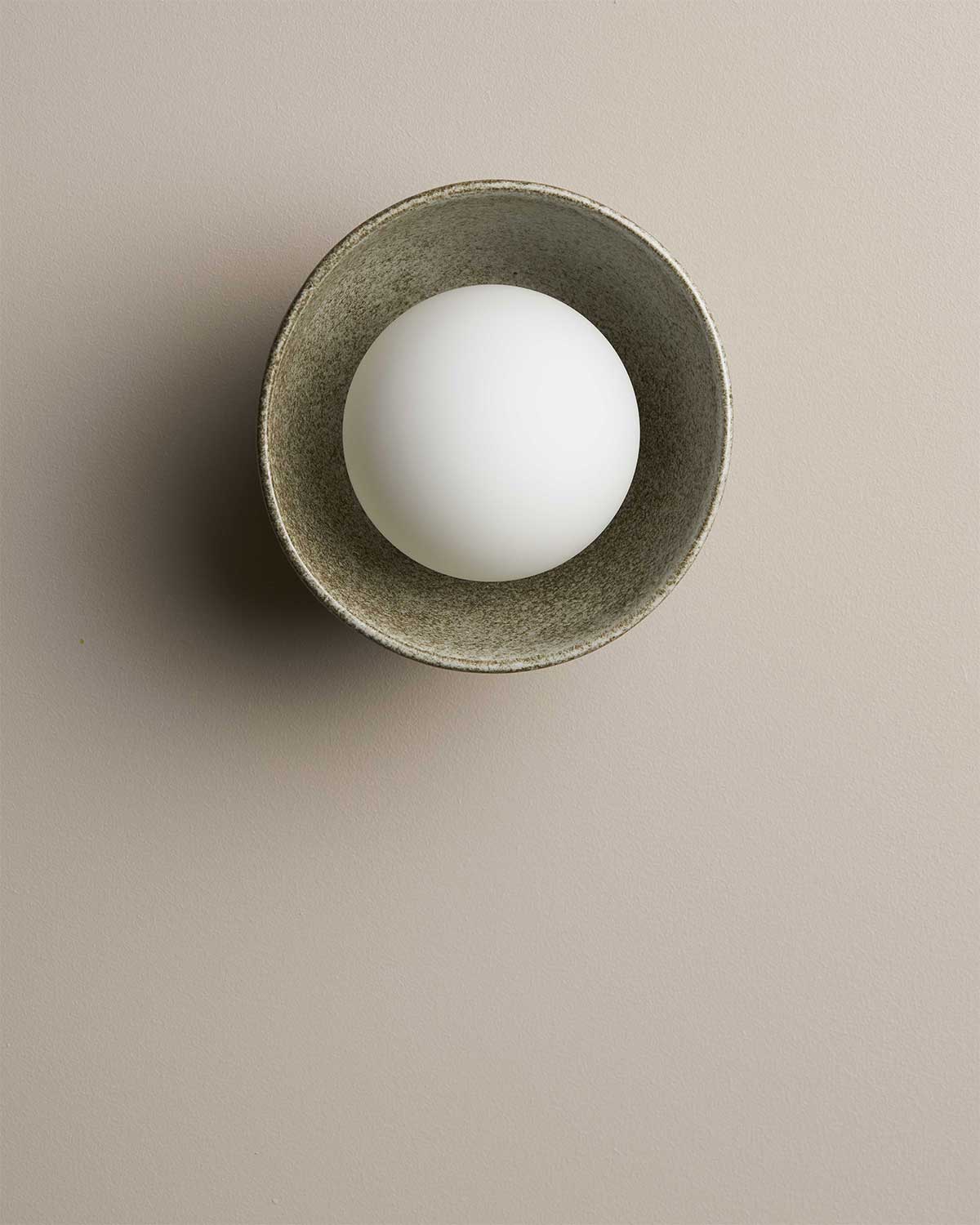Bowl Wall Sconce by Robert Gordon