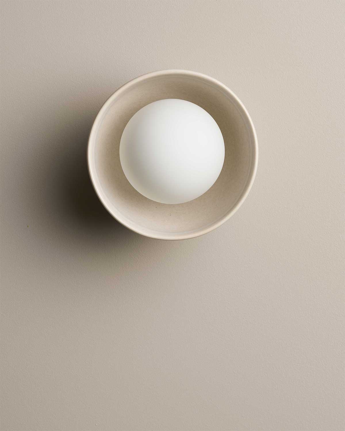 Bowl Wall Sconce by Robert Gordon