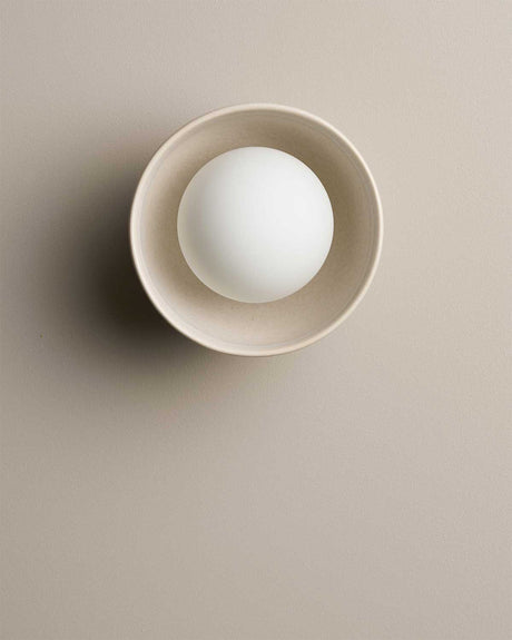 Bowl Wall Sconce by Robert Gordon
