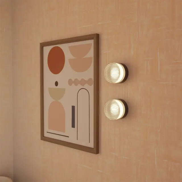 Gull Wall Light - Ribbed