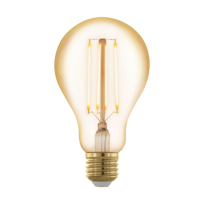 Amber A75 E27 Filament Globe 3-step dimming