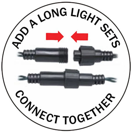 10m LED Connectable Rope Light - White