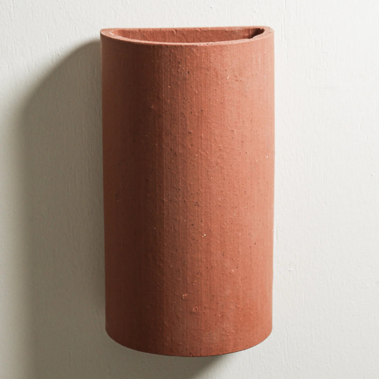 Curve Wall Light in Terracotta by Robert Gordon