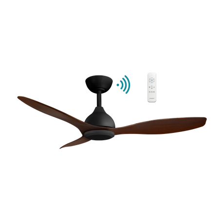 Elite DC ceiling fan - Walnut Timber Finish