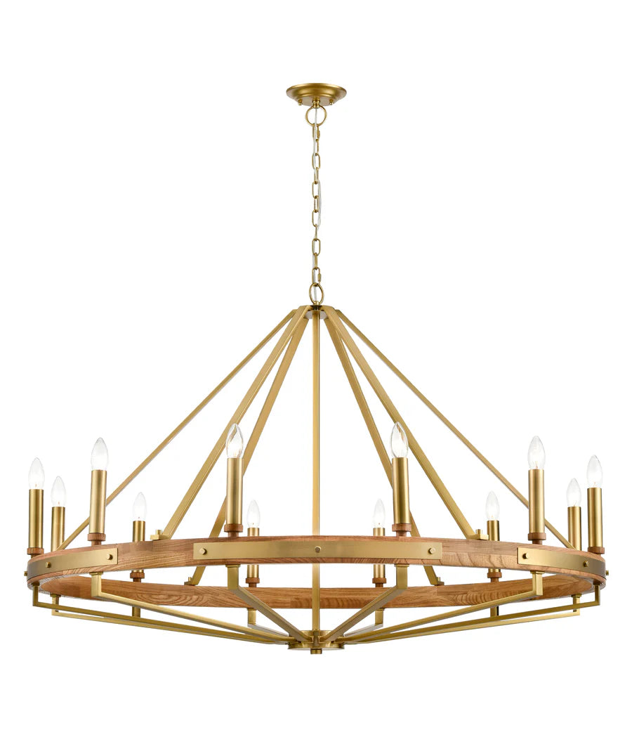 Macintyre Chandelier in Gold