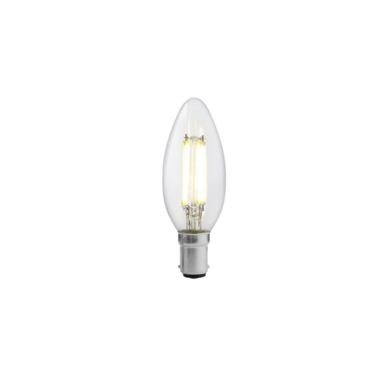 Candle B15 Globe - Clear - Warm White 2700K - 5.5W