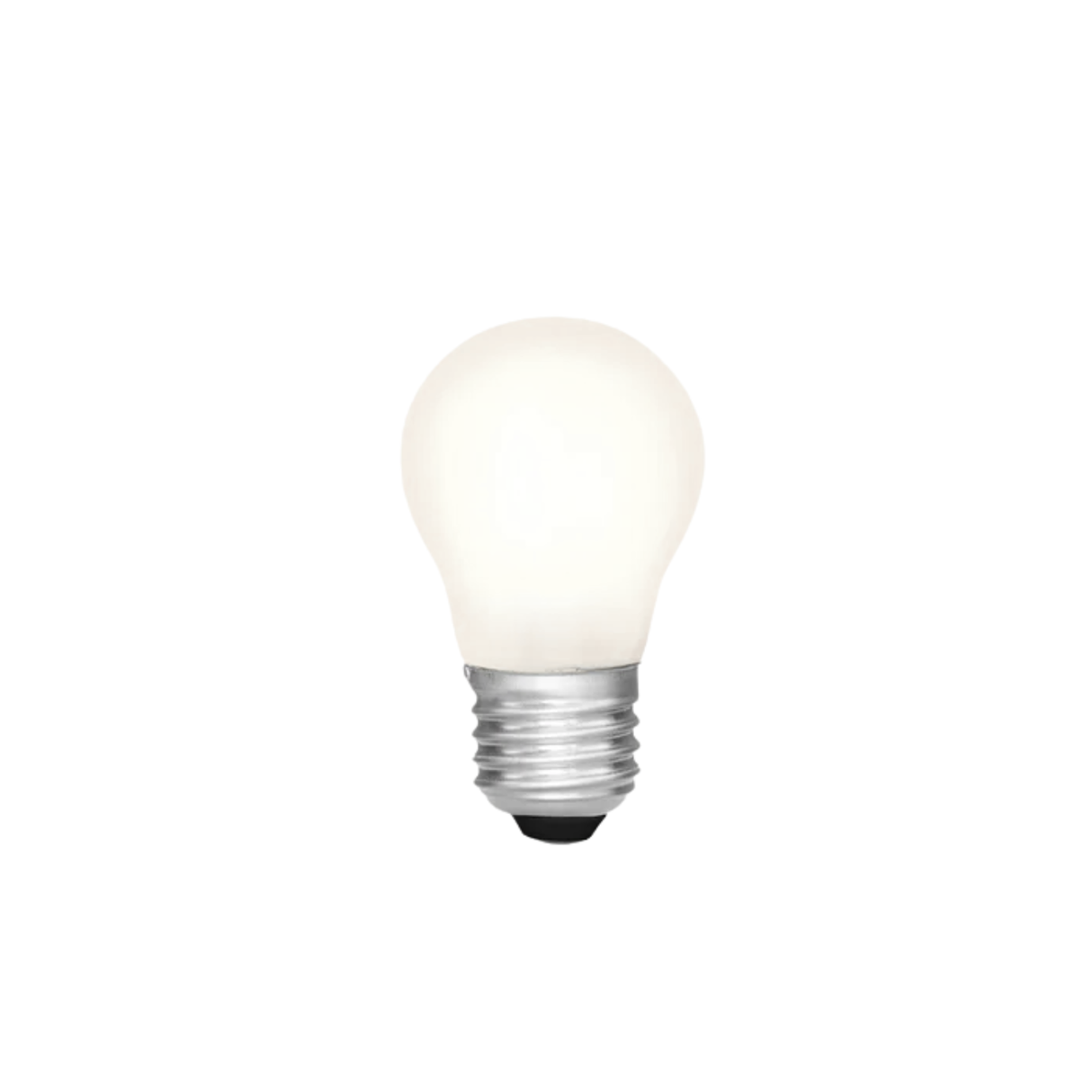Fancy Round 4W E27 LED Frost Globe - 2700K - Warmer White