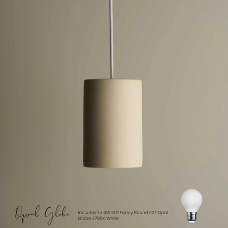 Cast Cylinder Pendant by Robert Gordon