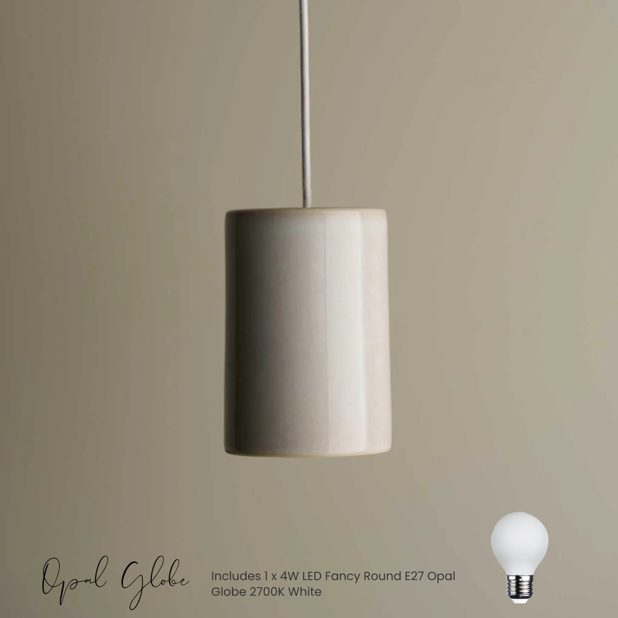 Cast Cylinder Pendant by Robert Gordon