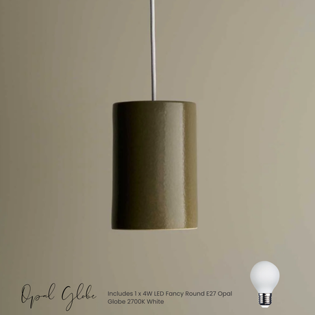 Cast Cylinder Pendant by Robert Gordon