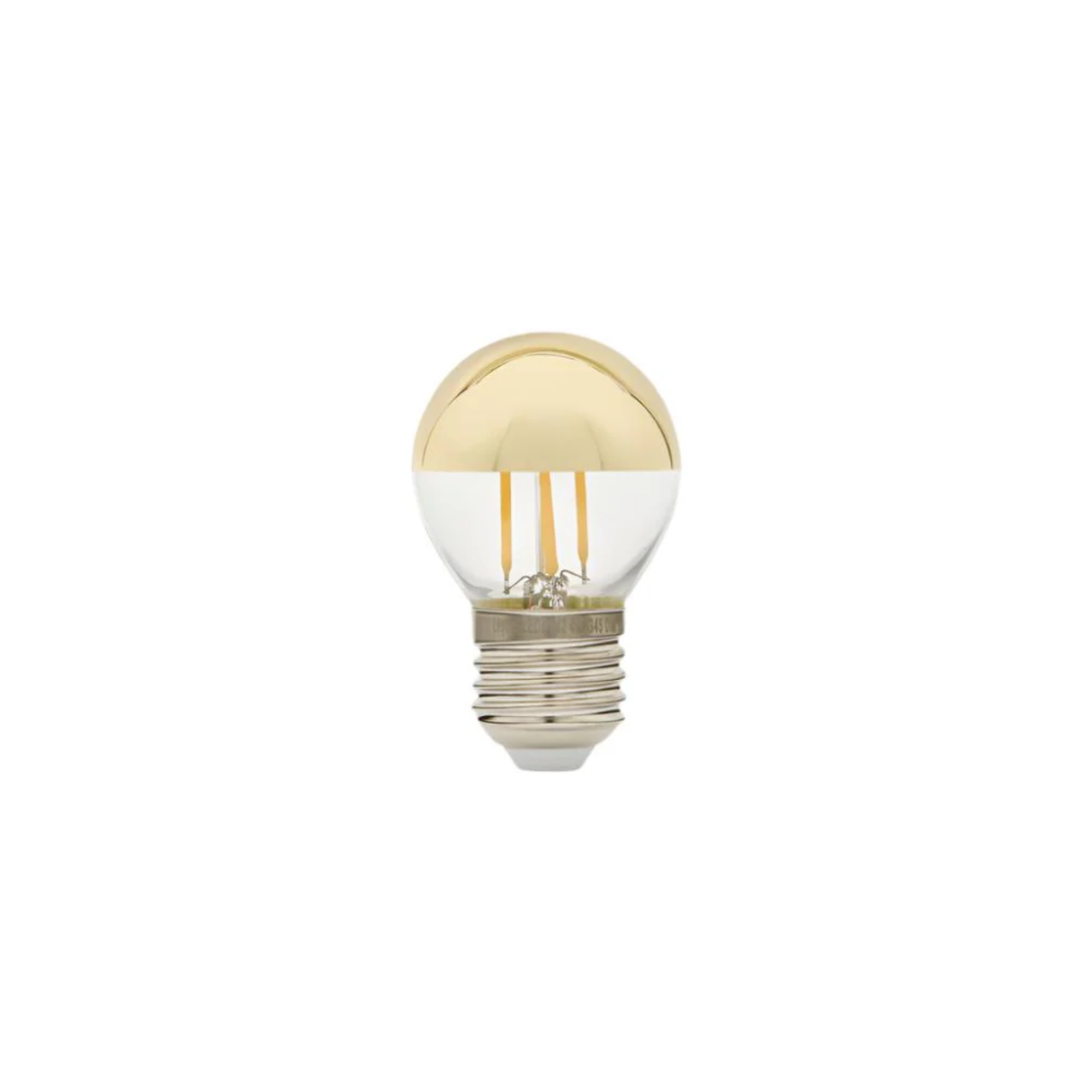 G45 Fancy Round Gold Crown Vintage E27 LED Filament Globe