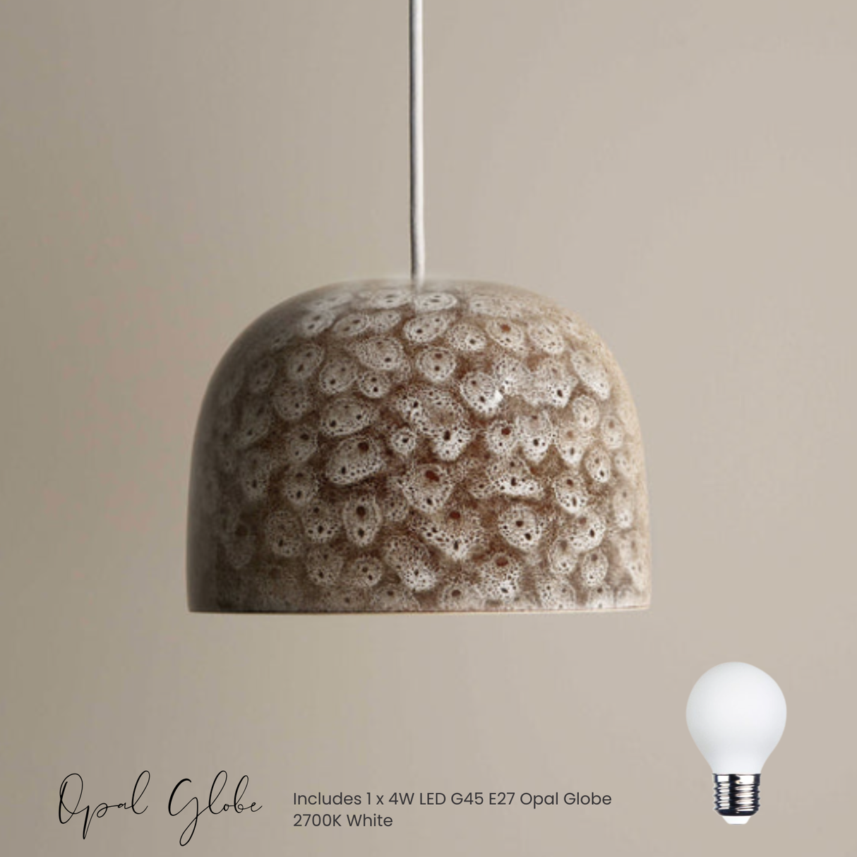 Cast Bell Pendant by Robert Gordon