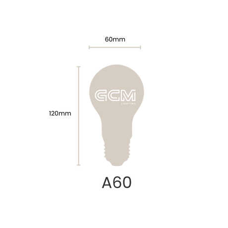 A60 5-Shades Colour Temperature E27 LED Opal Globe - 1400lm