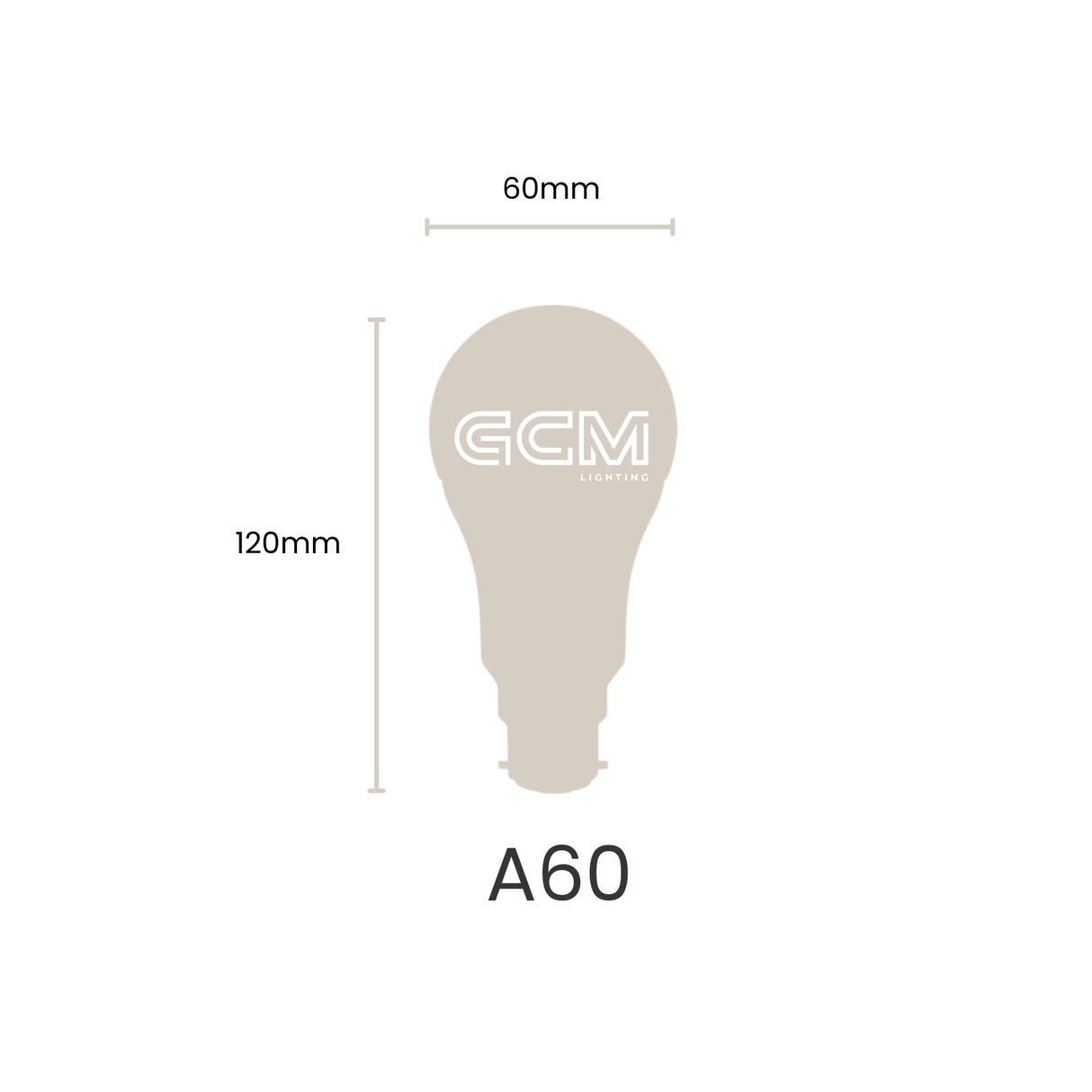 A60 5-Shades Colour Temperature B22 LED Opal Globe - 1400lm