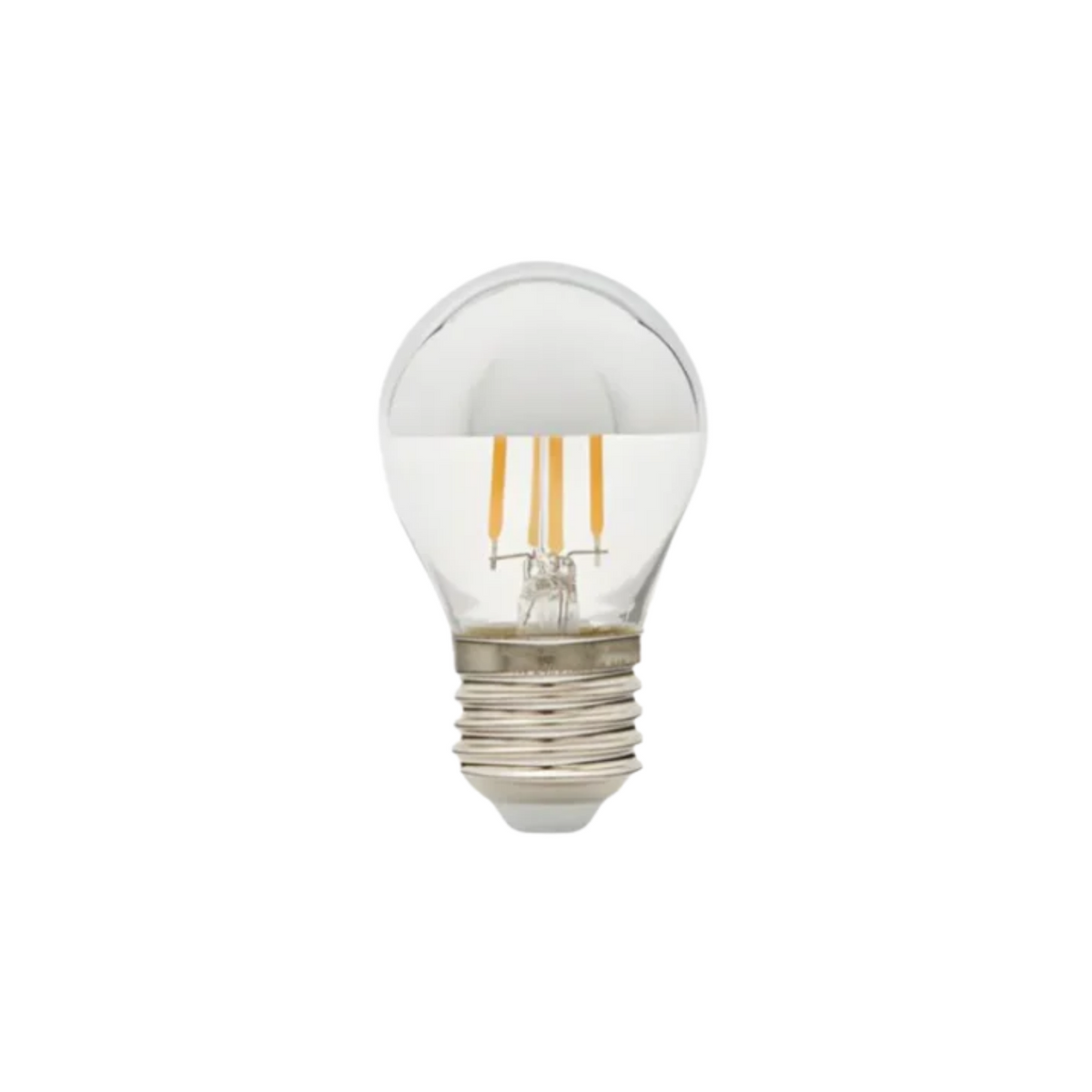 G45 Fancy Round Mirror Crown Vintage E27 LED Filament Globe