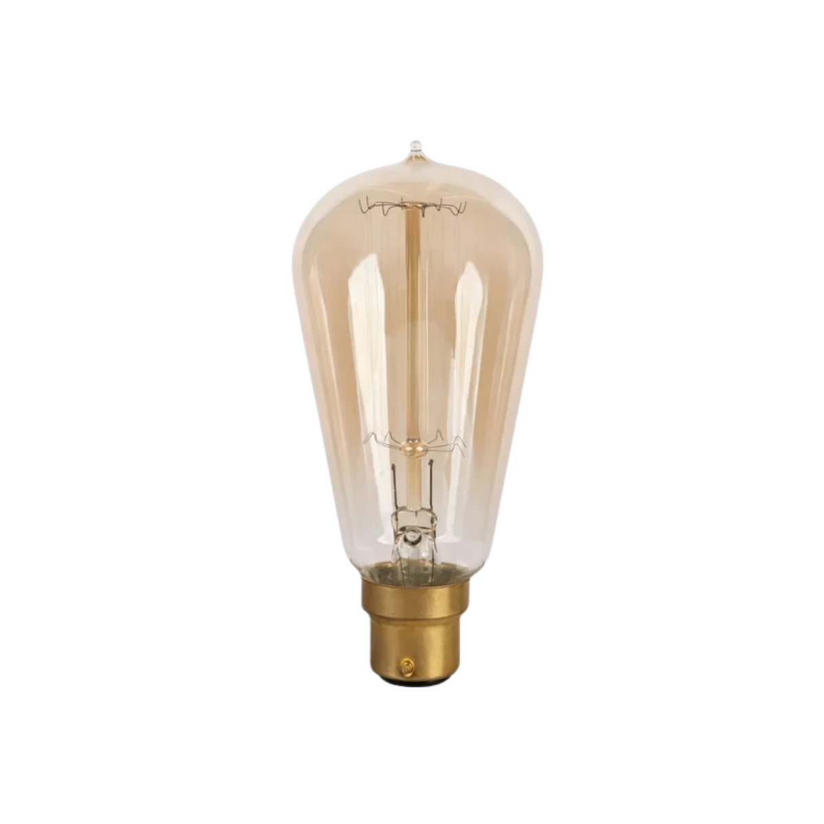 Pear ST57 Carbon Filament Globe - B22 - Extra Warm 2000K