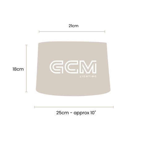 XSmall - Linen Drum - Lamp Shade