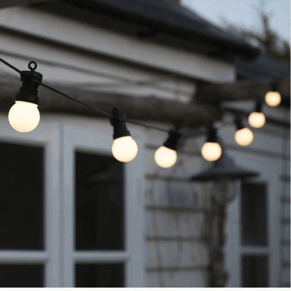 Festoon Lights 24V - Warm White - Opal - 20 Globes