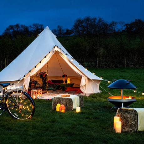 Festoon Lights 24V - Warm White - Opal - 20 Globes