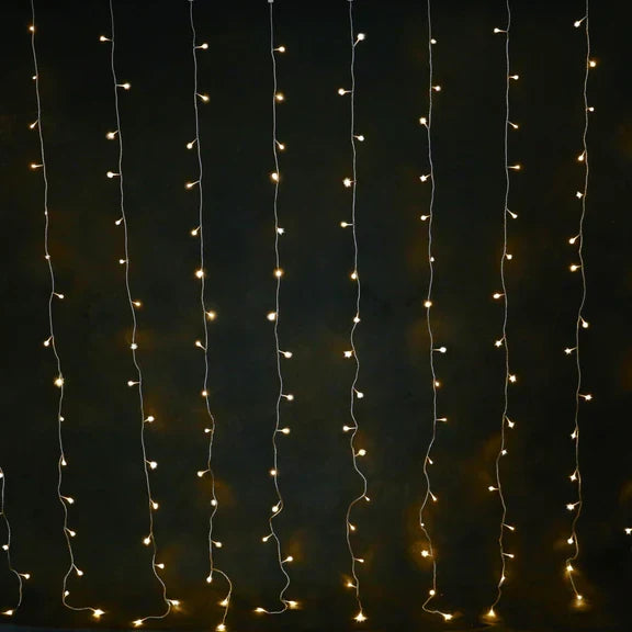 160 LED Connectable Curtain Light - Warm White