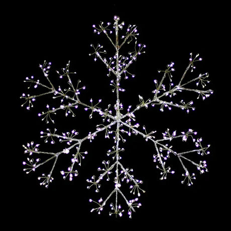 Starburst Snowflake Christmas Display Wall Light - Dual Colour