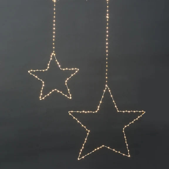 2D Outdoor Hanging Star Light Duo