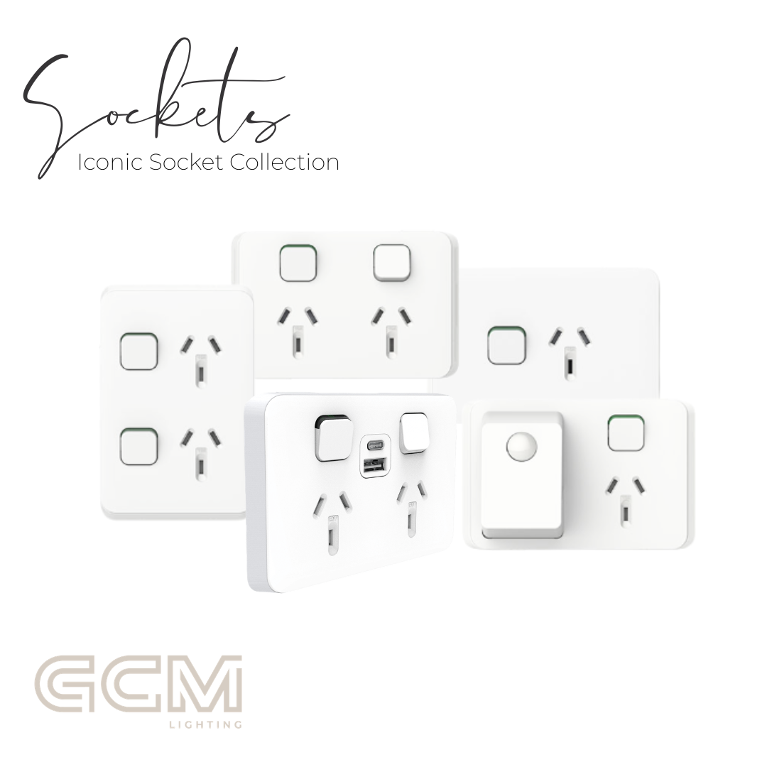 Iconic Socket Collection - Vivid White