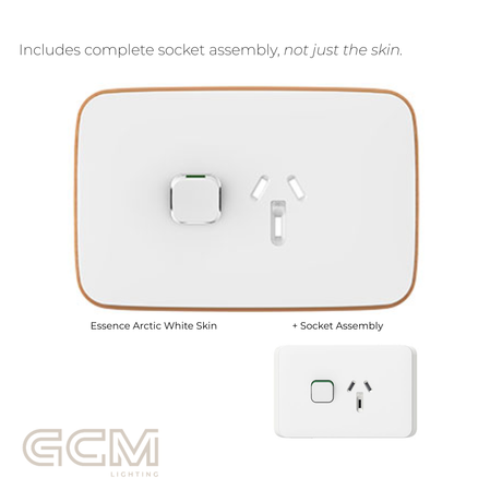 Iconic Socket Collection - Essence Arctic White