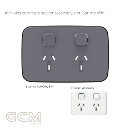 Iconic Socket Collection - Essence Ash Grey