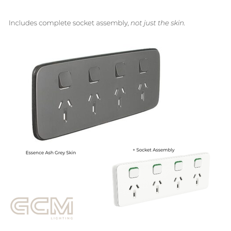 Iconic Socket Collection - Essence Ash Grey