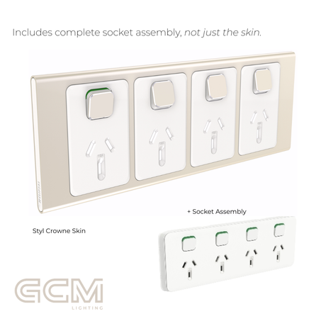 Iconic Socket Collection - Styl Crowne