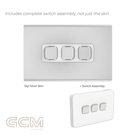 Iconic Switch Collection - Styl Silver