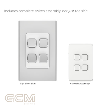 Iconic Switch Collection - Styl Silver