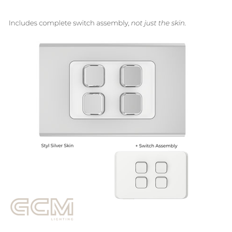Iconic Switch Collection - Styl Silver