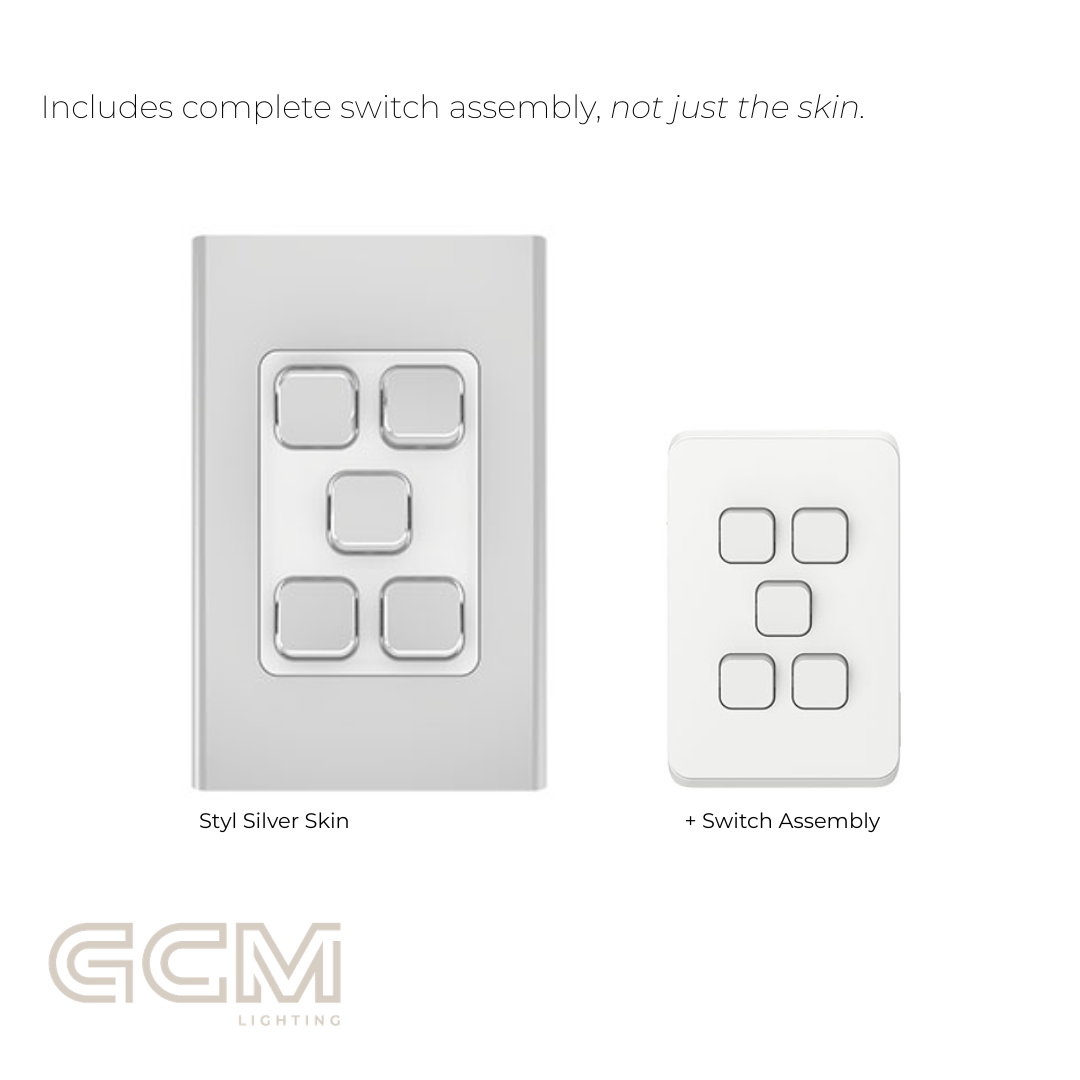 Iconic Switch Collection - Styl Silver