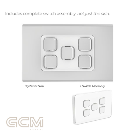Iconic Switch Collection - Styl Silver