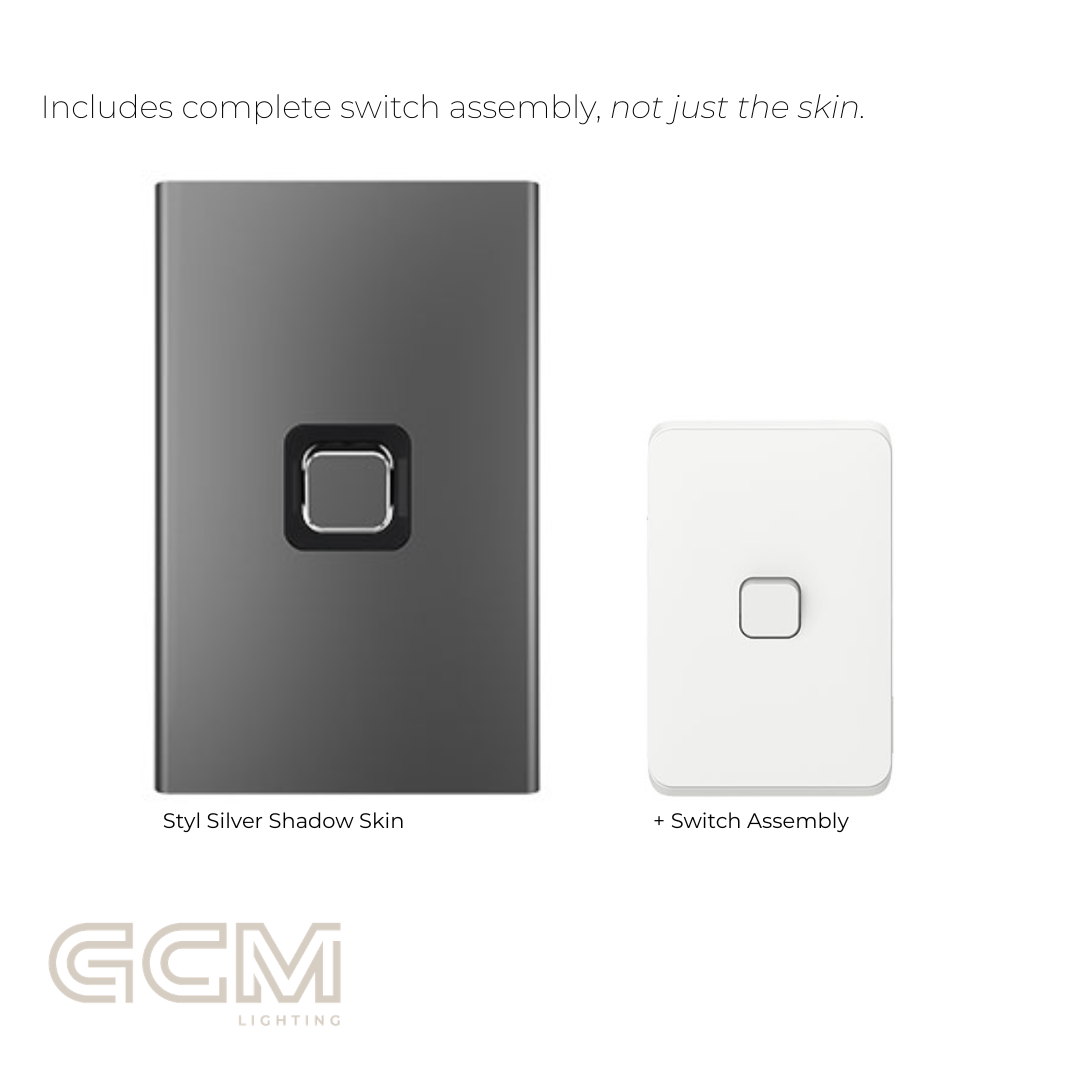 Iconic Switch Collection - Styl Silver Shadow