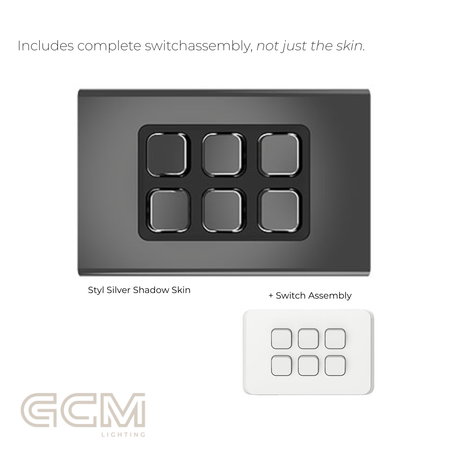 Iconic Switch Collection - Styl Silver Shadow