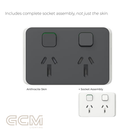 Iconic Socket Collection - Anthracite