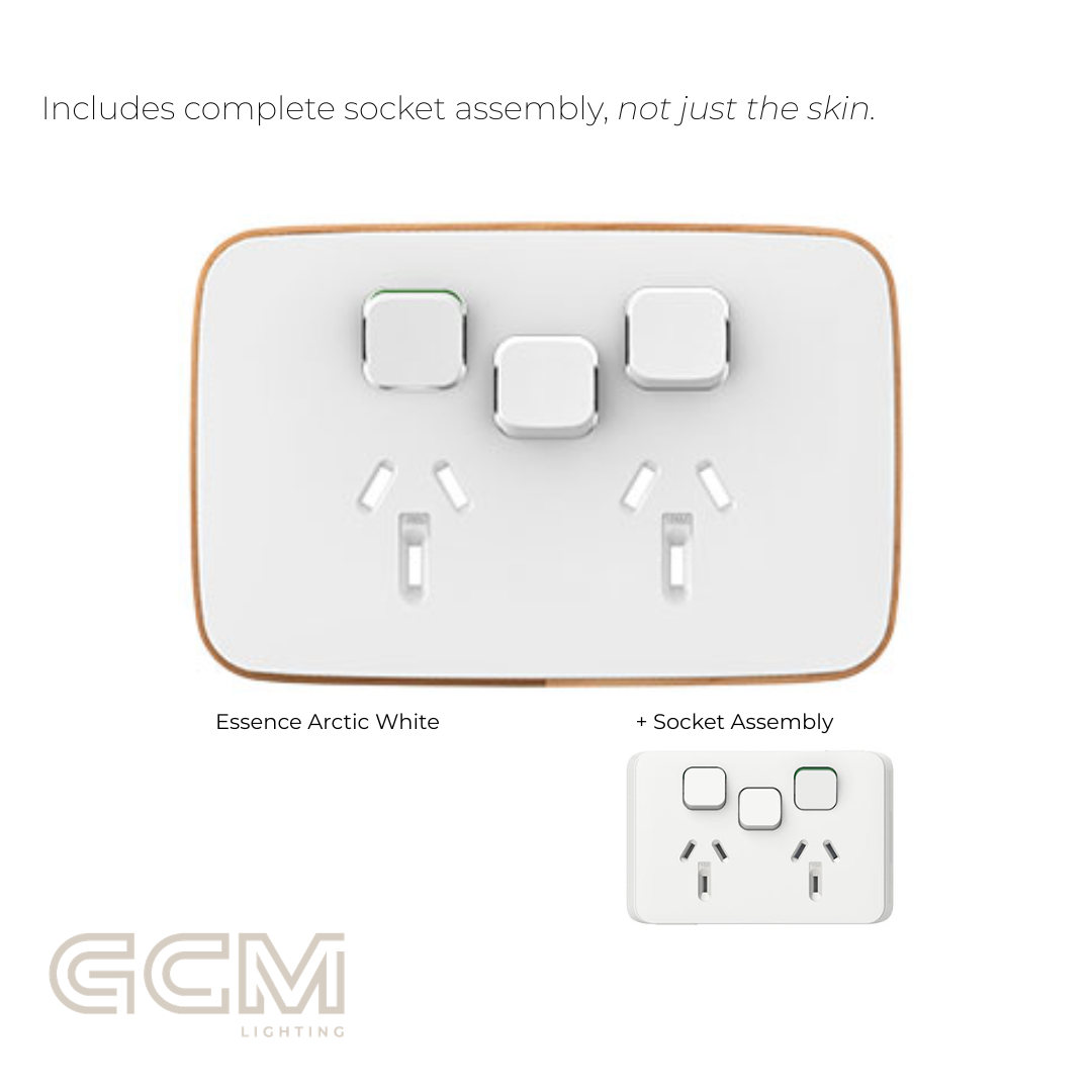 Iconic Socket Collection - Essence Arctic White