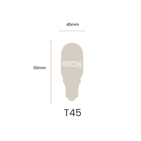 T45 E27 Vintage Decorative LED Filament Style Globe - Amber