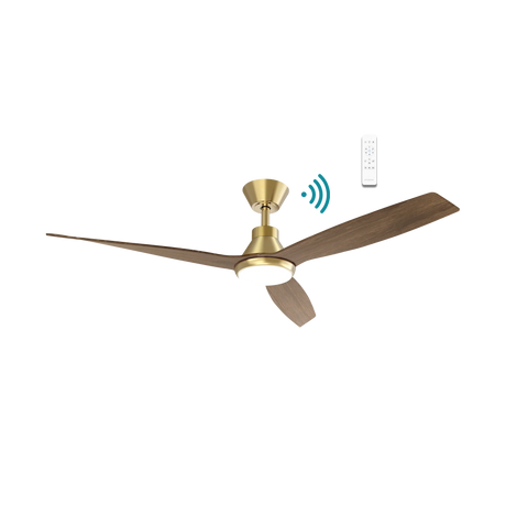 Triumph DC ceiling fan - Walnut Timber finish