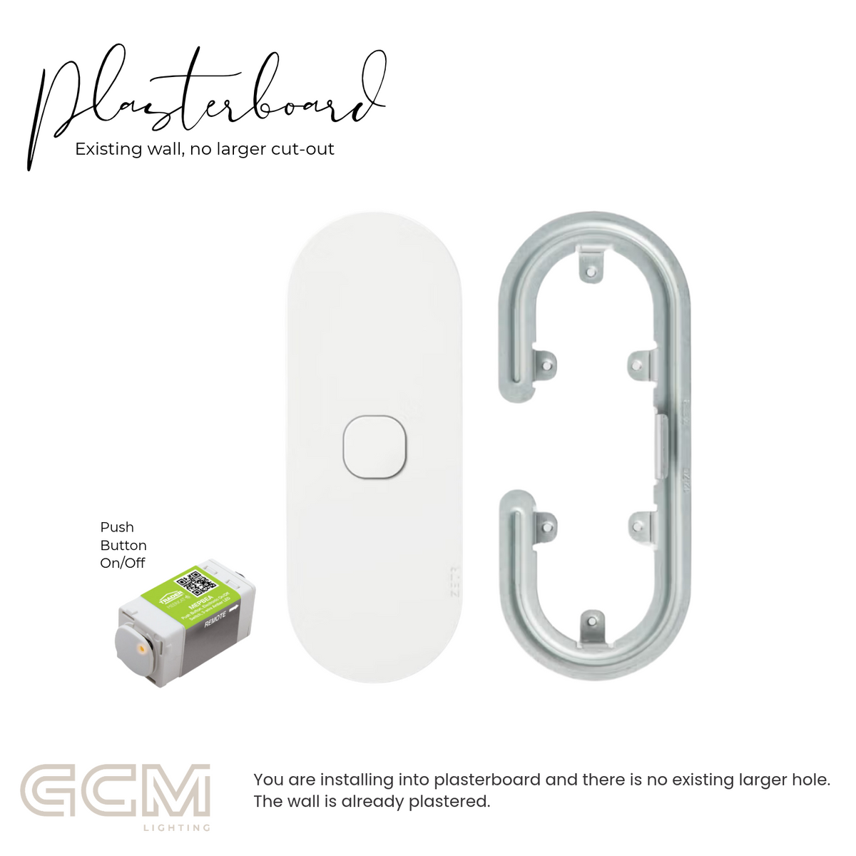 ZETR - 12 / Surface - Matte White Switch 1 - 4 Gang