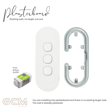 ZETR - 12 / Surface - Matte White Switch 1 - 4 Gang