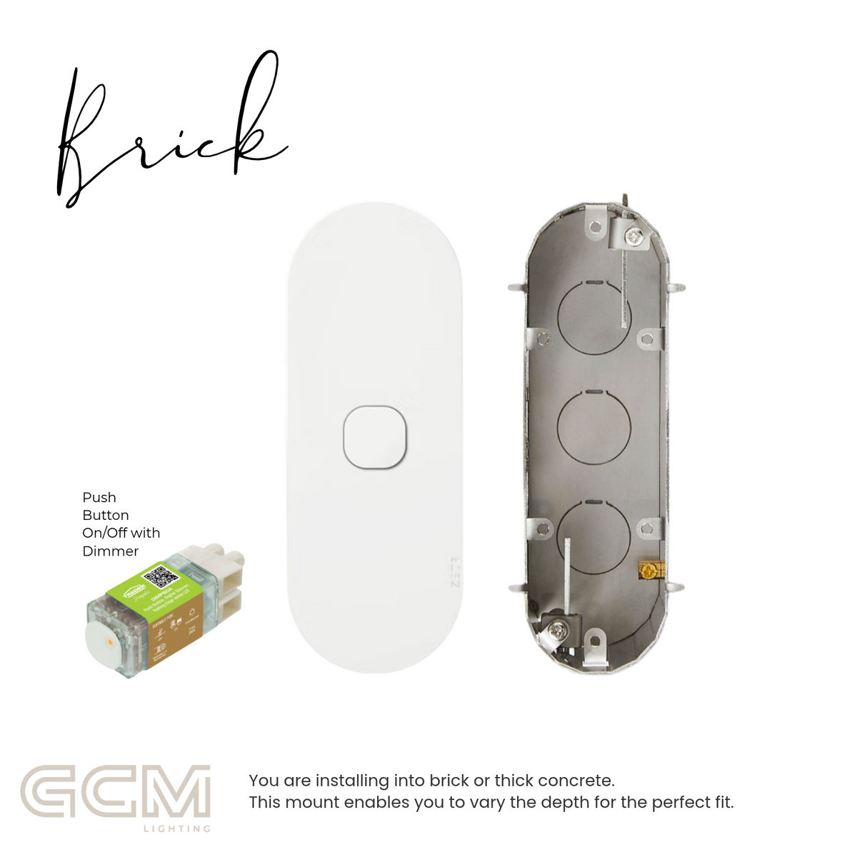 ZETR - 12 / Surface - Matte White Switch 1 - 4 Gang