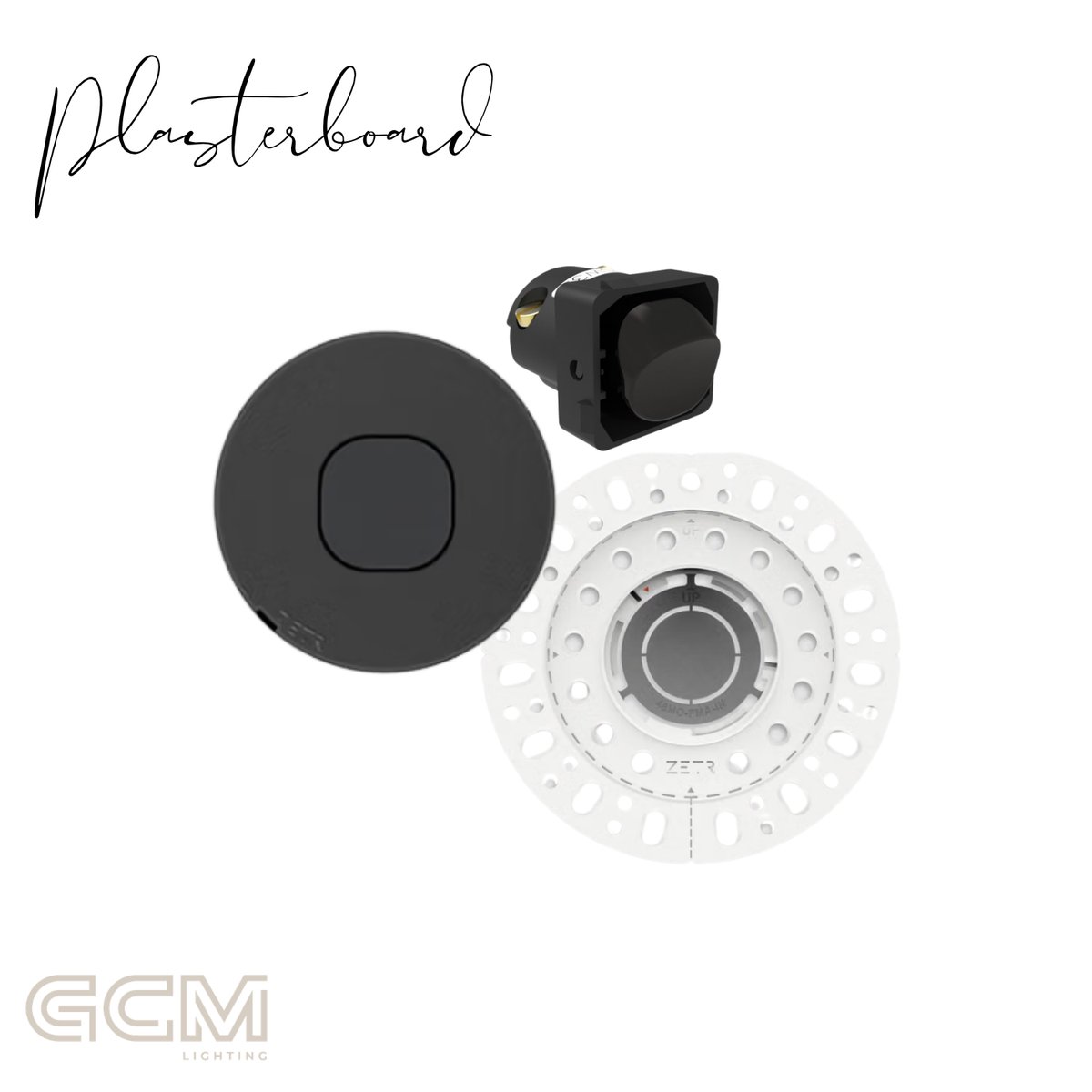 ZETR - 48 / Flush - Matte Black 1 Gang Isolation Switch